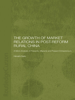 cover image of The Growth of Market Relations in Post-Reform Rural China